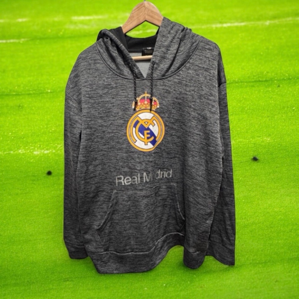 Real Madrid Gray Hoodie xl